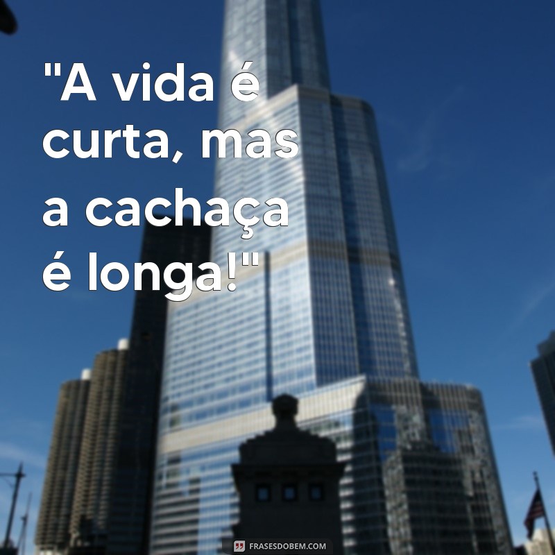 frases cachaceiro 