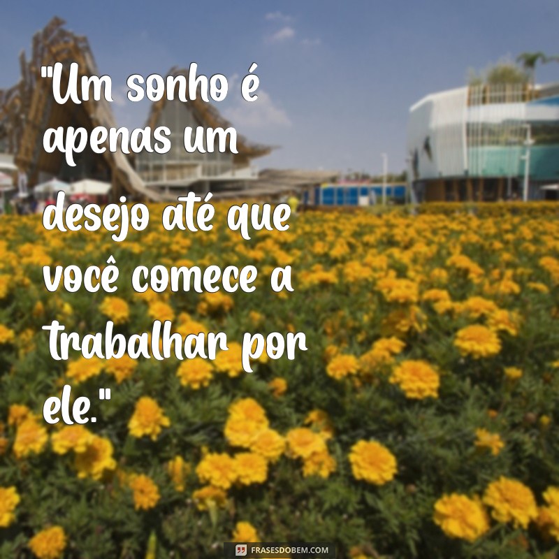 frases sonhos e metas 