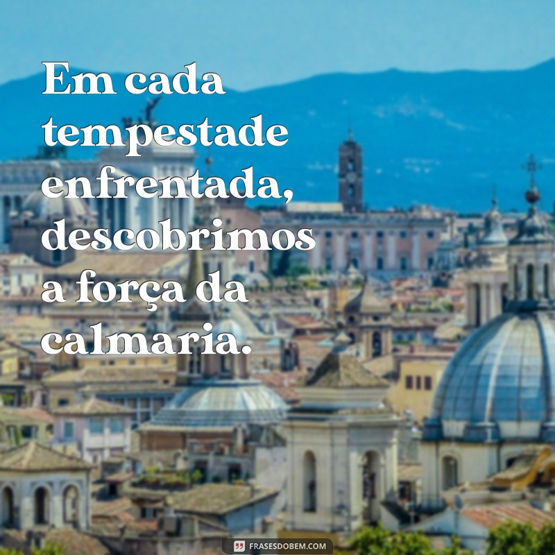 Como Encontrar a Calma Após a Tempestade: Lições de Resiliência 