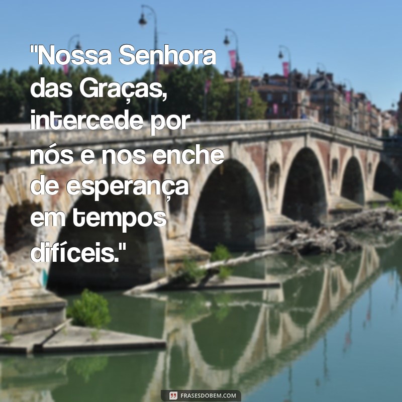 nossa senhora das graças mensagem 