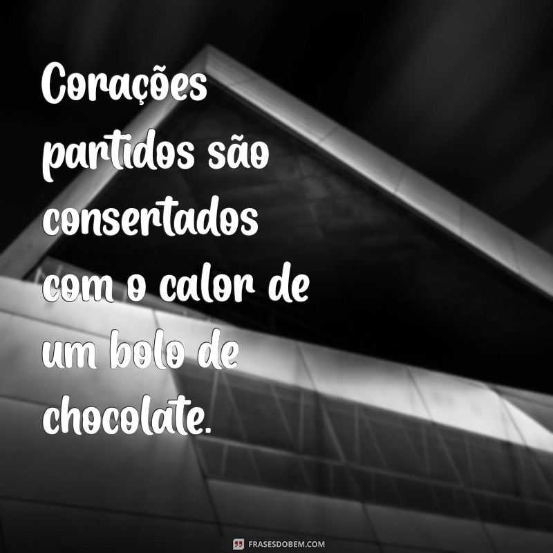 Deliciosas Frases de Bolo de Chocolate para Adoçar Seu Dia 