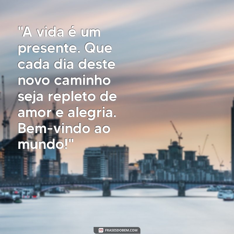 nascimento mensagem 