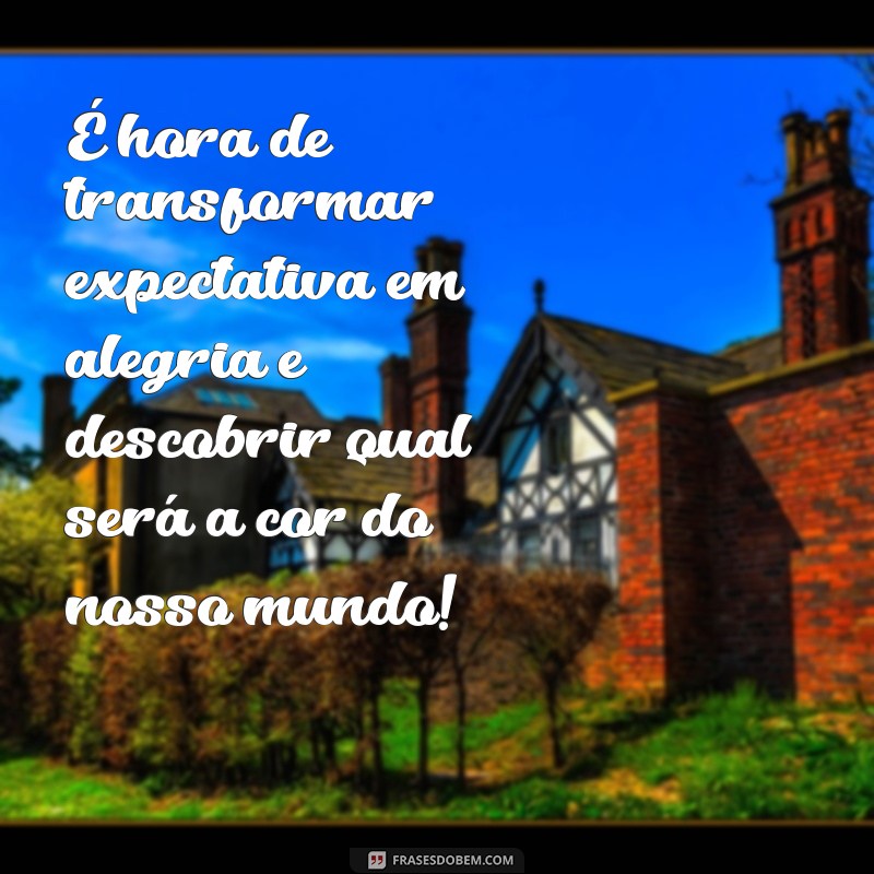 Frases Criativas para Chá de Revelação: Inspire-se para Surpreender! 