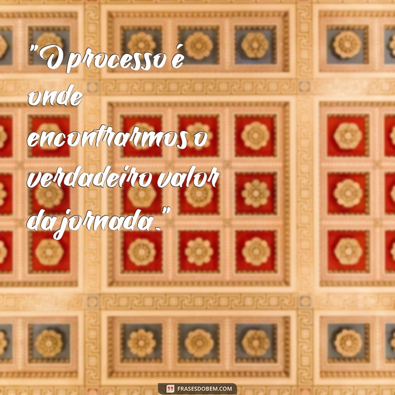 frases sobre o processo 