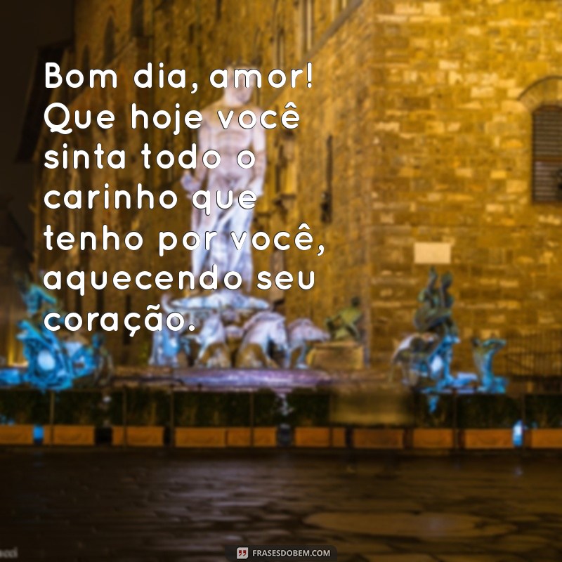 Mensagens de Amor para Desejar um Bom Dia à Sua Esposa 