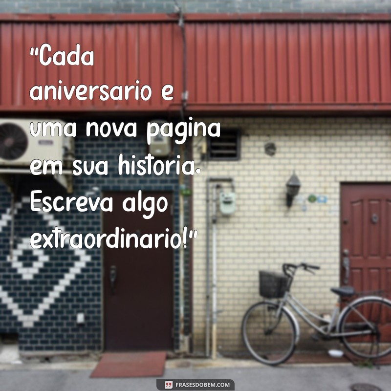 mensagem de aniversário sobre a vida 