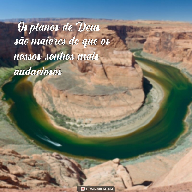 planos de deus frases 