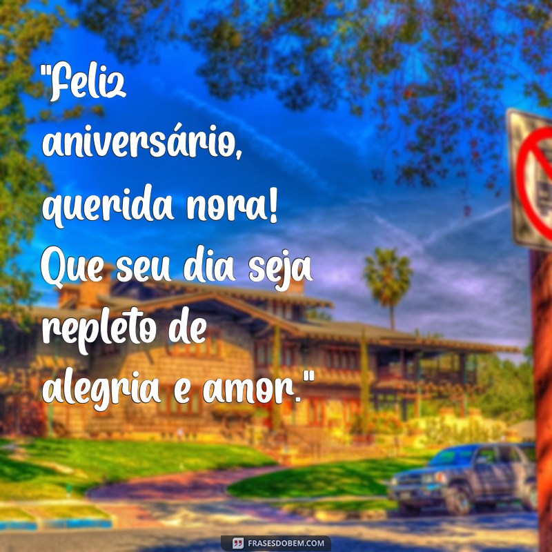 frases de aniversário para nora 