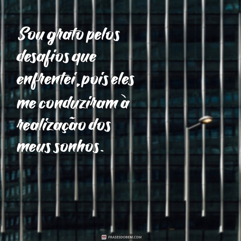 Frases Inspiradoras de Agradecimento a Deus pelos Sonhos Realizados 