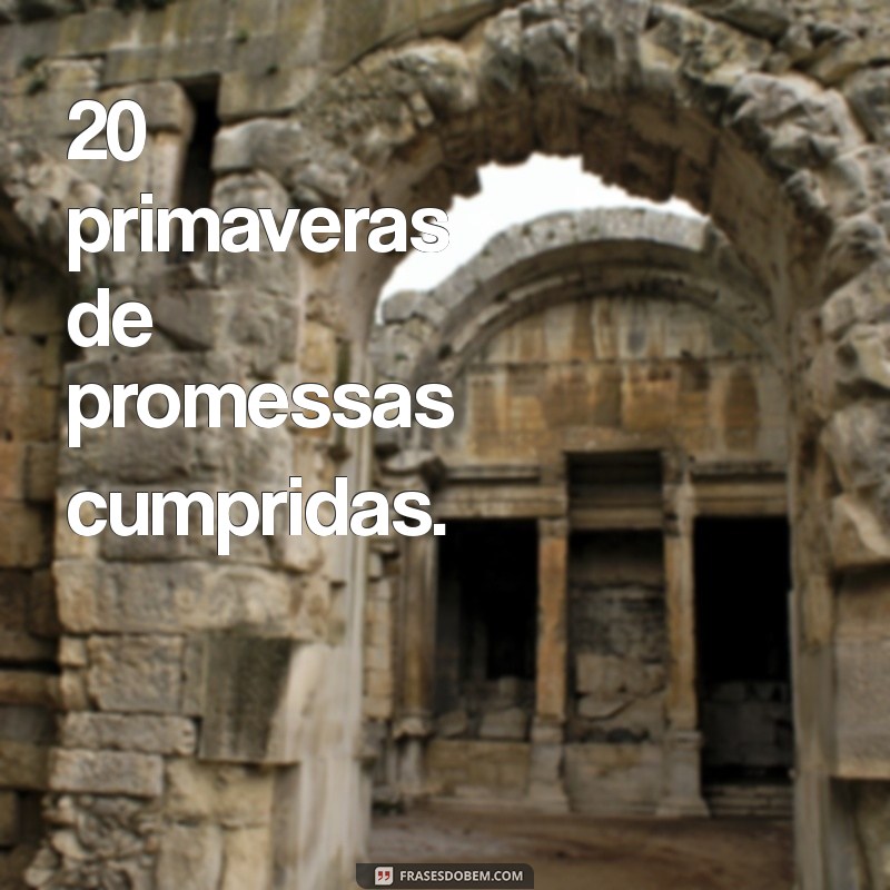 20 Primaveras: Celebre a Beleza e a Renovação da Estação 