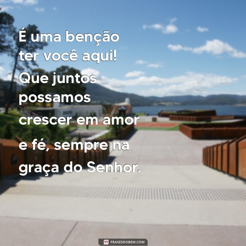 Mensagem de Boas-Vindas para a Igreja Evangélica: Inspiração e Comunhão 