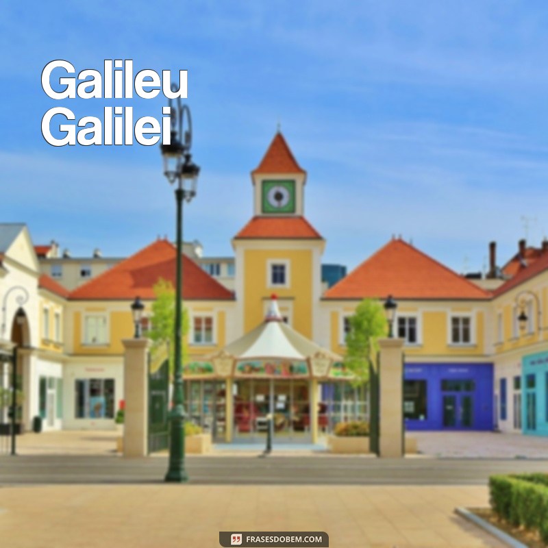 astronomos famosos Galileu Galilei