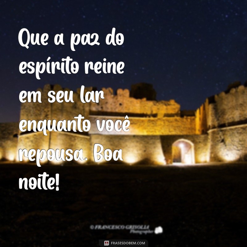 Frases Espirituais para Uma Boa Noite: Reflexões e Mensagens de Paz 