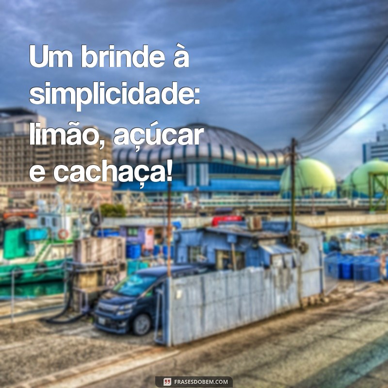 As Melhores Frases de Caipirinha para Deixar Seu Status Irresistível 