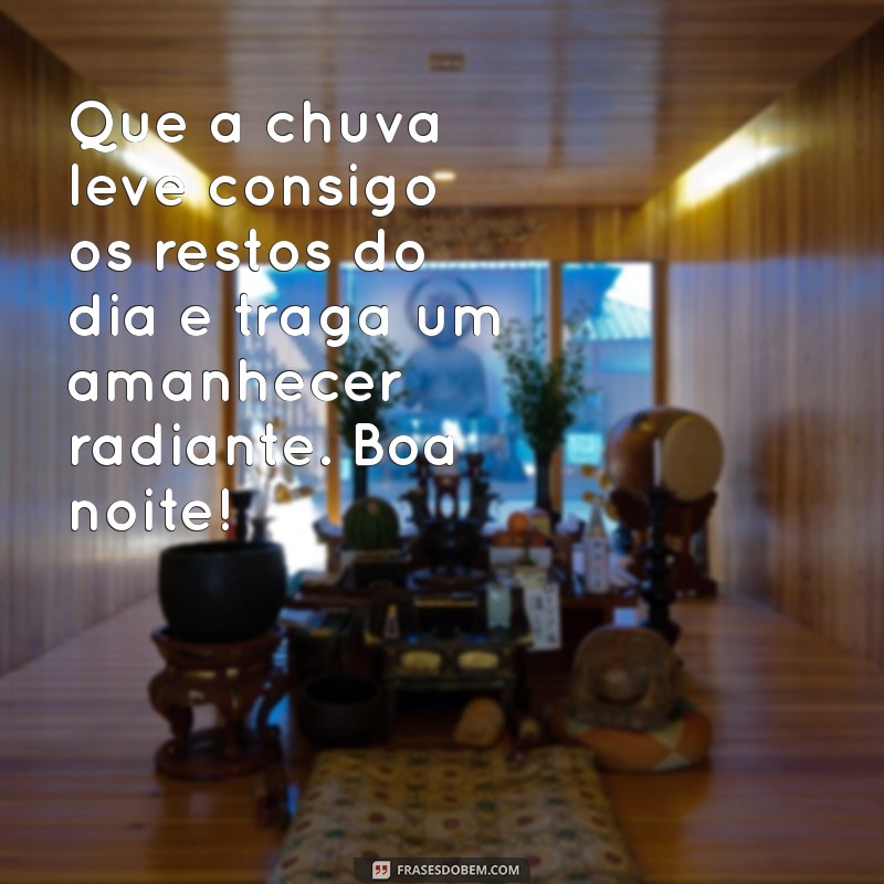 Frases Inspiradoras para uma Boa Noite Chuvosa: Conforto e Reflexão 