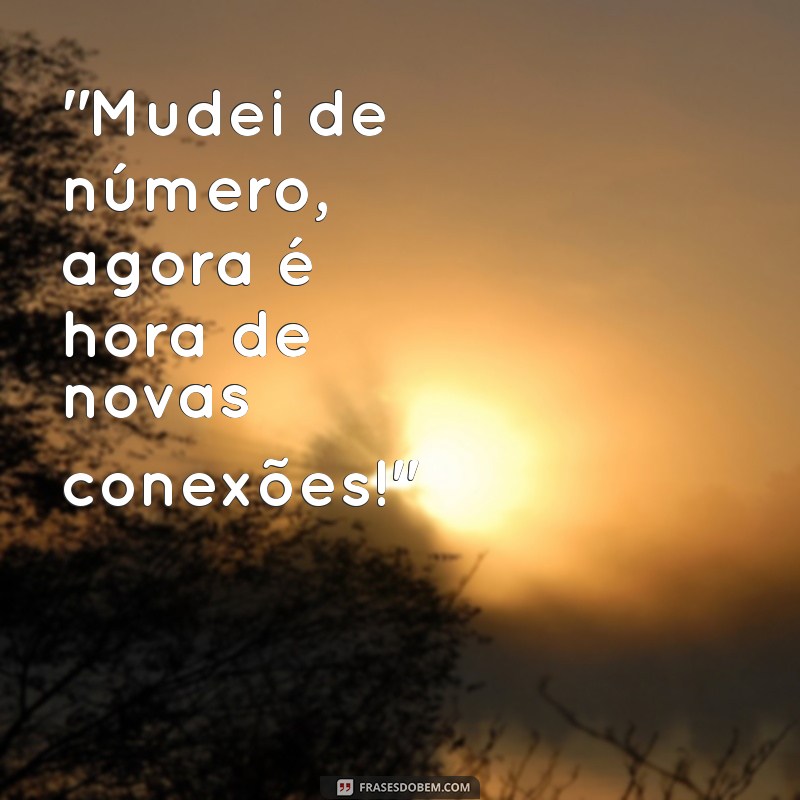 mudei de número 