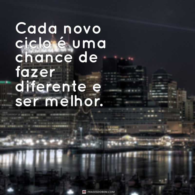 Frases Inspiradoras para Abrir um Novo Ciclo na Sua Vida 