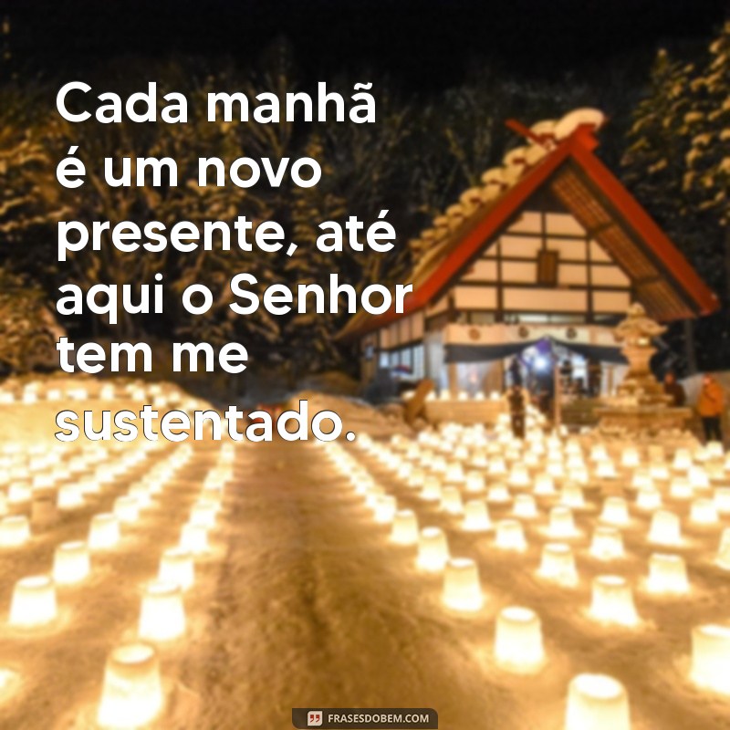 Como a Fé em Deus Sustenta Nossas Vidas: Reflexões sobre Até Aqui o Senhor Tem Me Sustentado 