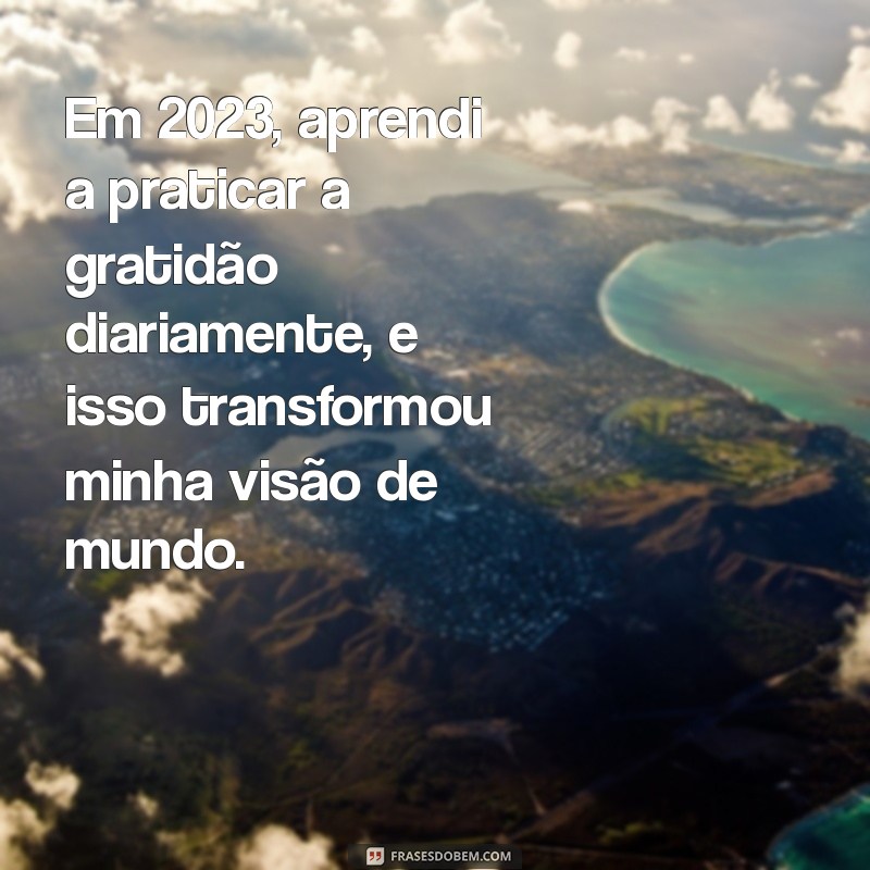 Mensagem de Gratidão: Reflexões e Agradecimentos pelo Ano de 2023 