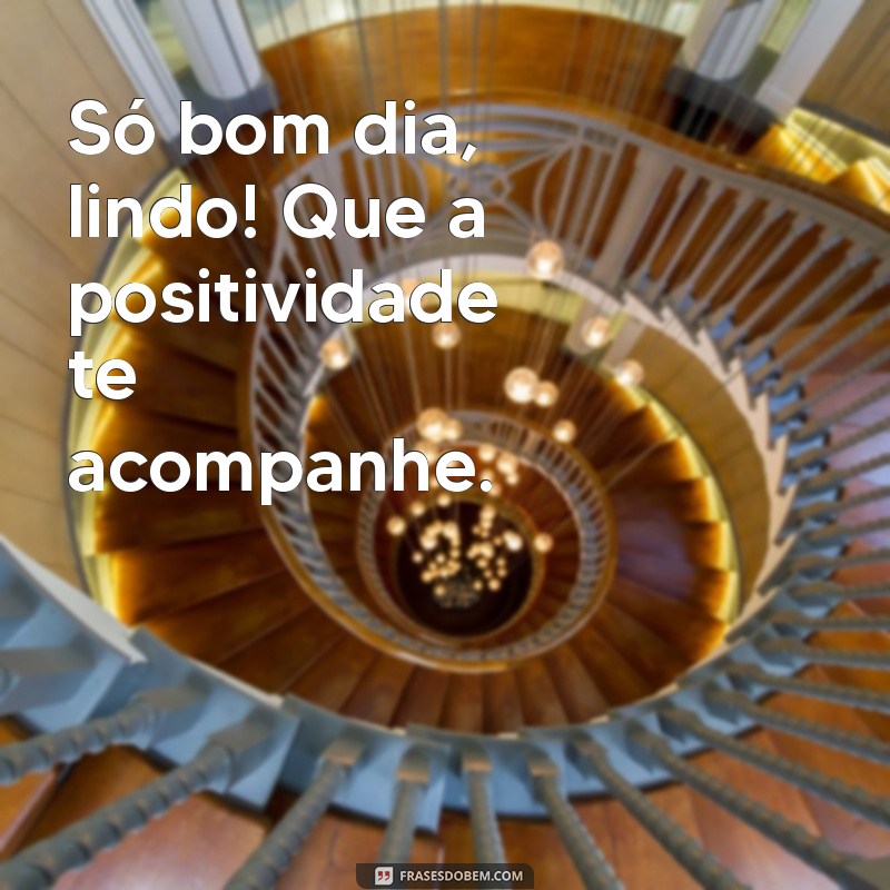 Bom Dia Lindo: Inspirações para Começar o Dia com Positividade 