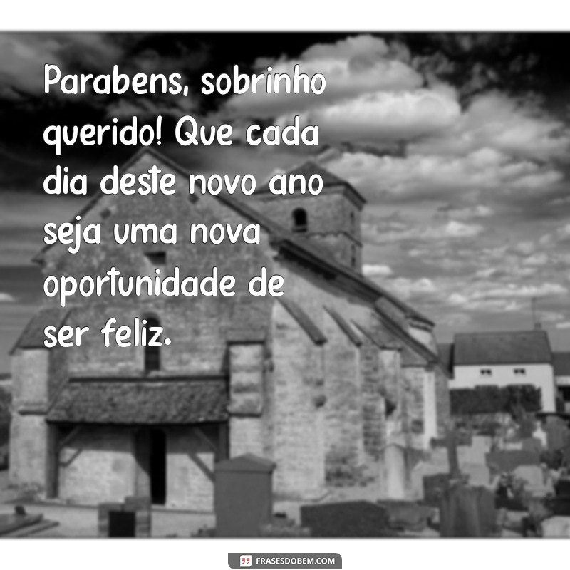 Mensagens Emocionantes para Desejar um Feliz Aniversário ao Sobrinho Querido 