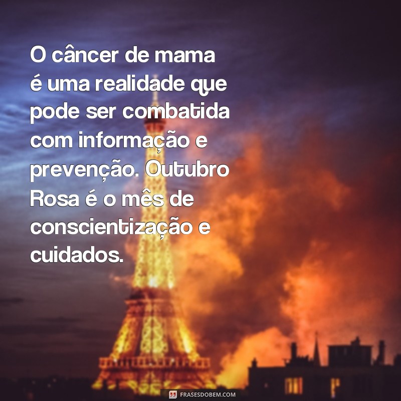 Descubra as melhores mensagens e frases para o Outubro Rosa: uma homenagem à luta contra o câncer de mama 