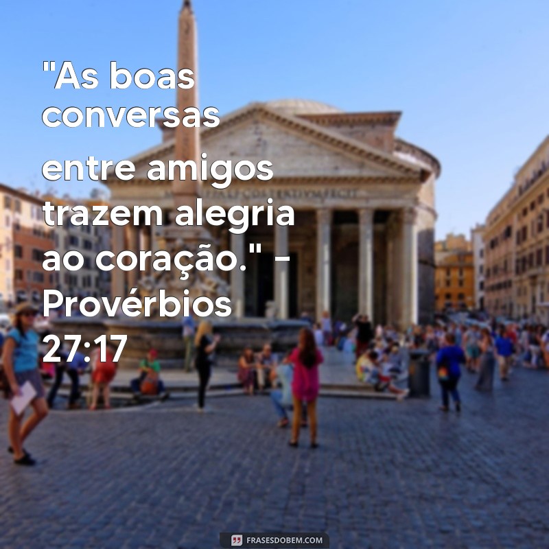 texto biblico sobre amizade 