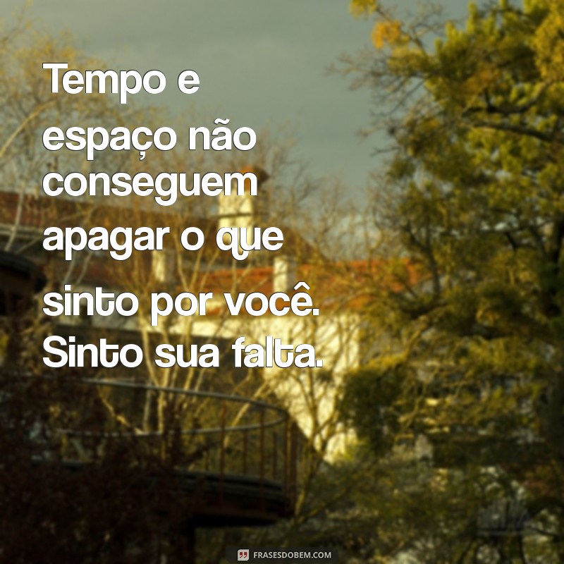 Frases Emocionantes para Dizer Sinto Sua Falta, Amor 