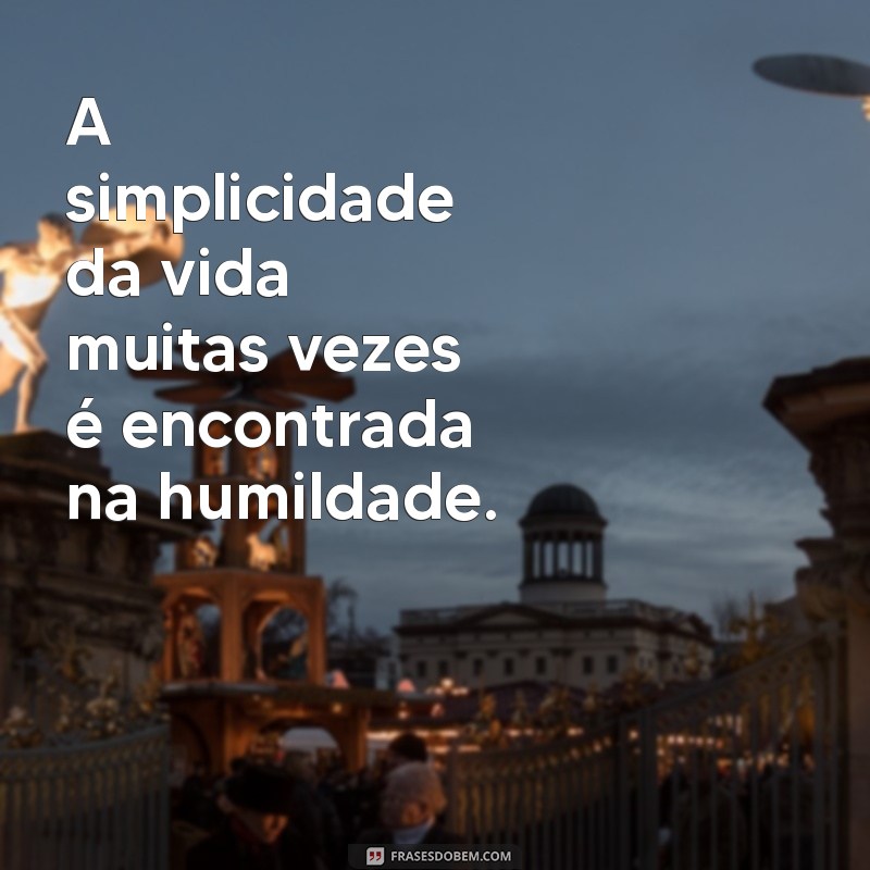 Frases Humildes que Inspiram: Reflexões sobre Simplicidade e Gratidão 