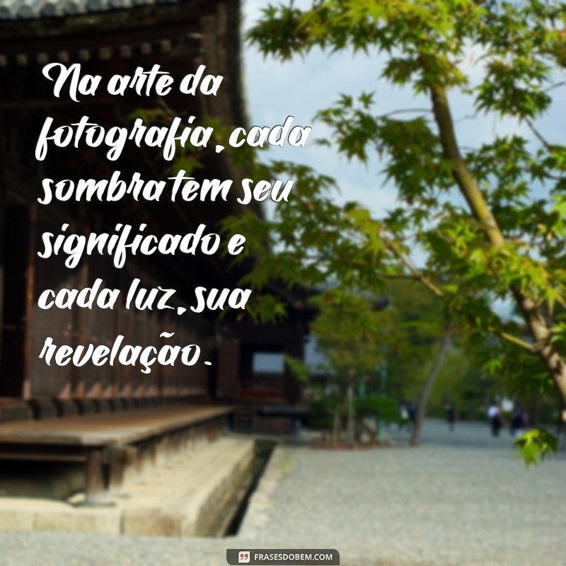 Frases Inspiradoras sobre Fotografia e Arte para Capturar Emoções 