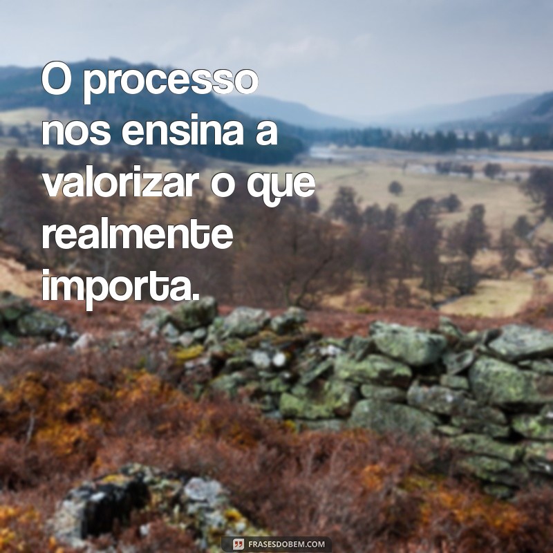 Frases Inspiradoras sobre o Processo: Reflexões para a Jornada da Vida 