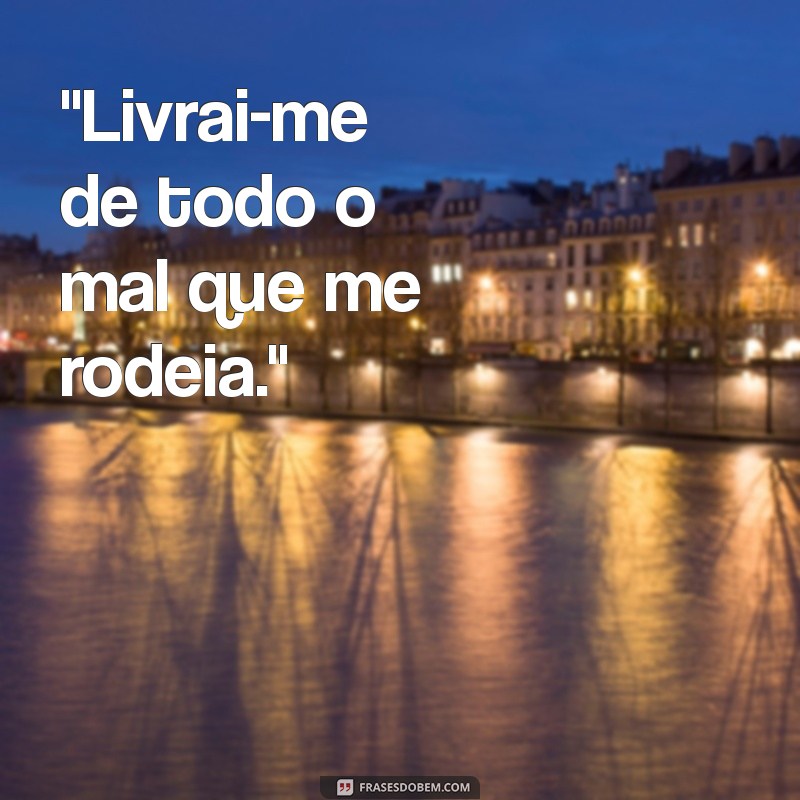 tatuagem frases livrai-me de todo o mal 