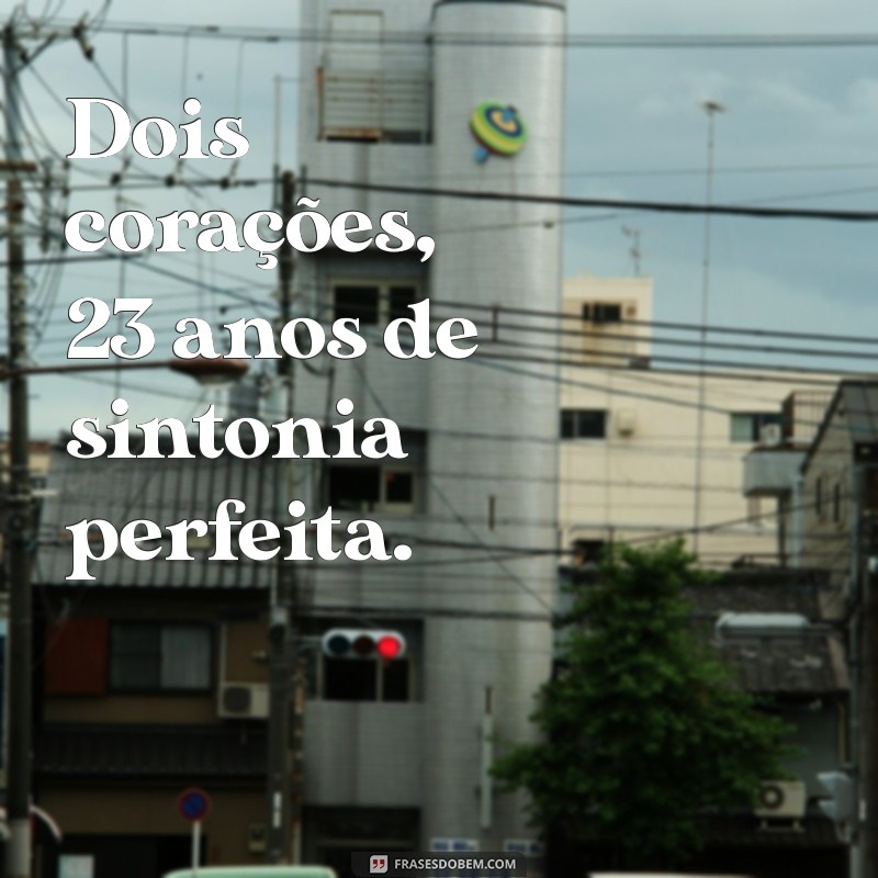 23 Anos de Casados: Celebrando o Amor e a Convivência Duradoura 