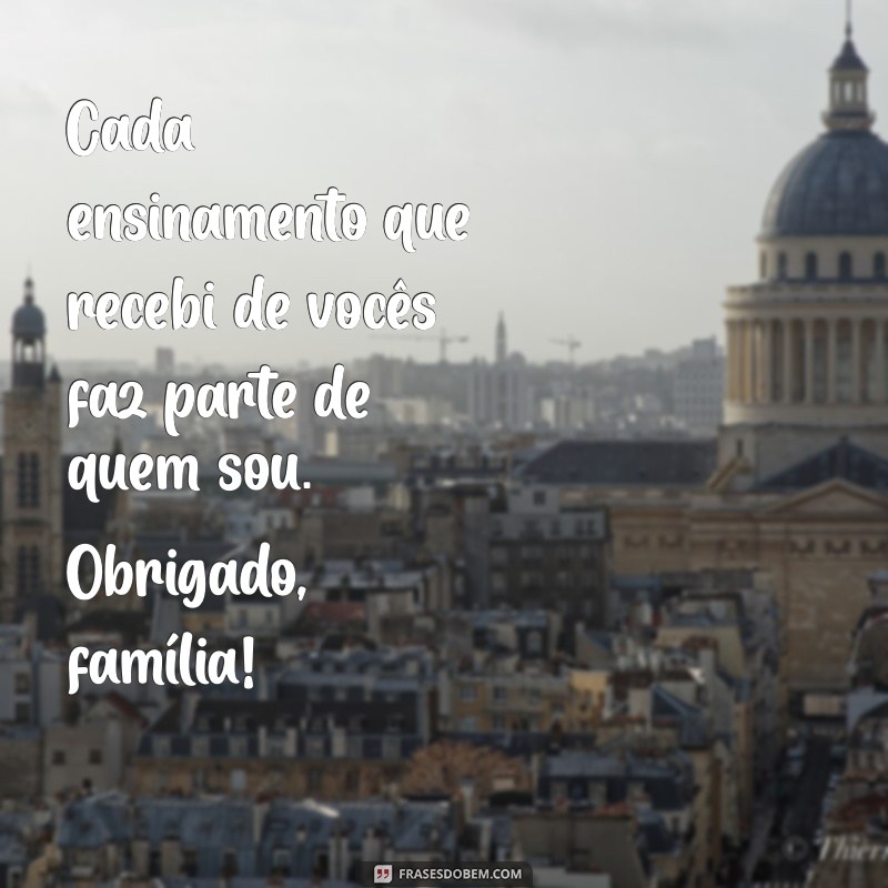 10 Mensagens Inspiradoras de Gratidão para a Família 