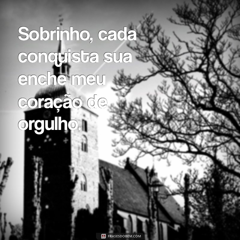 Frases Emocionantes para Celebrar o Amor pelo Seu Sobrinho 