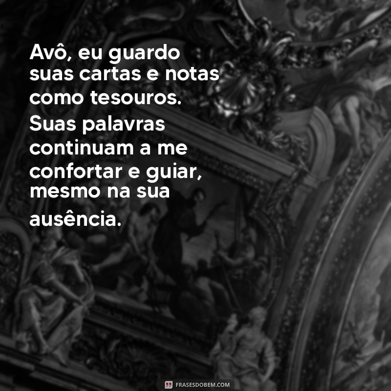 Como Escrever uma Carta Emocionante para o Avô que Partiu: Dicas e Exemplos 