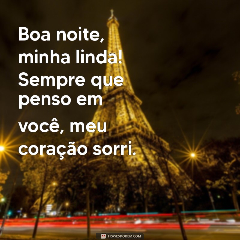 Mensagens Românticas para Desejar Boa Noite à Sua Linda 