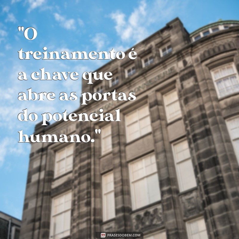 frases sobre treinamento e desenvolvimento de pessoas 