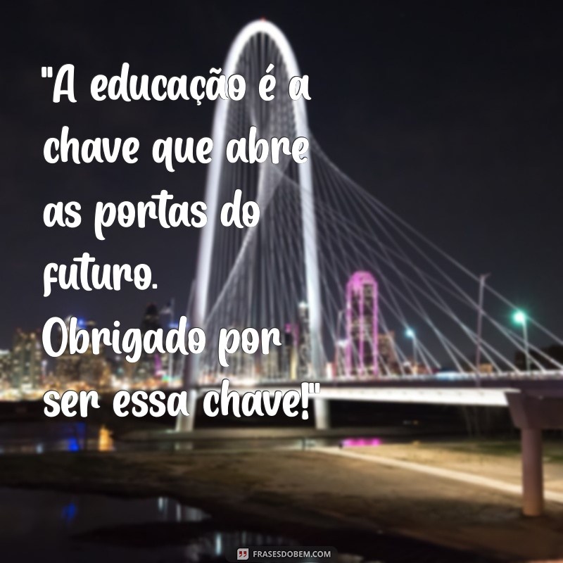 frases para um professor 