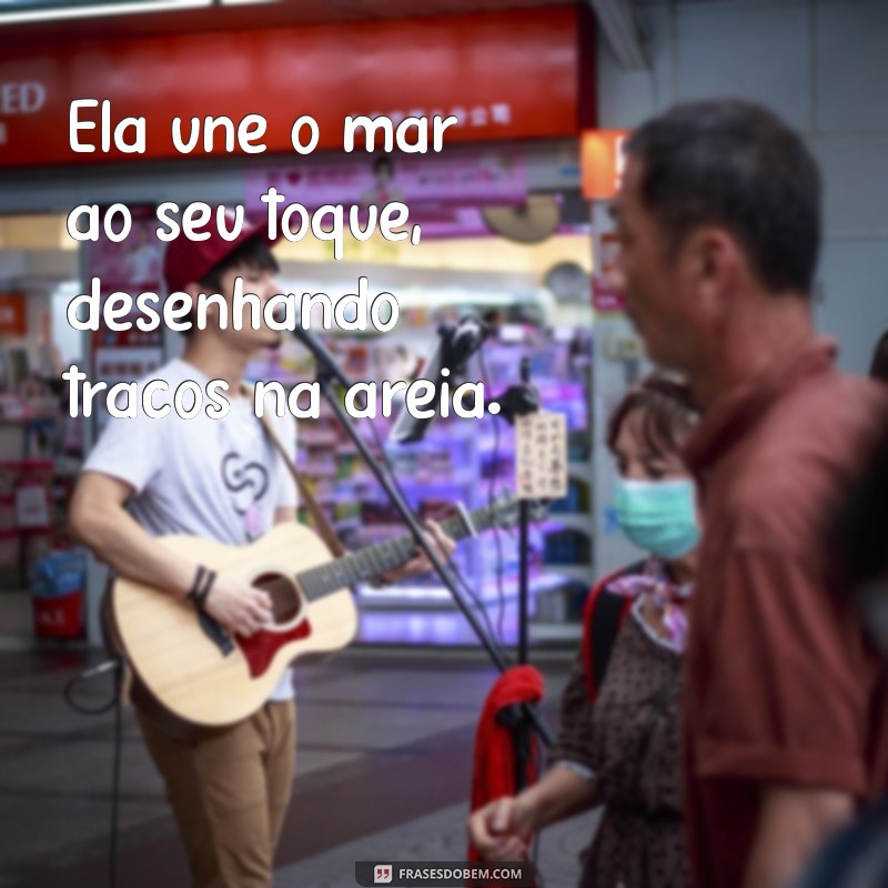 Ela Une o Mar: A Beleza e a Magia da Conexão entre a Terra e o Oceano 