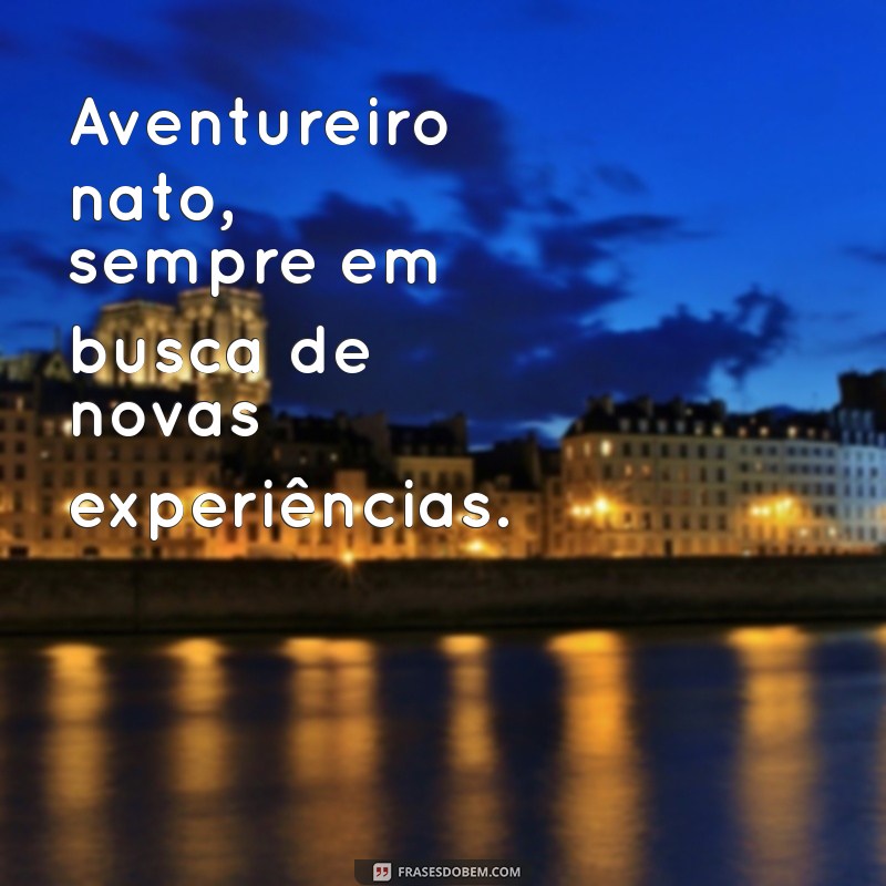 personalidade de aries Aventureiro nato, sempre em busca de novas experiências.