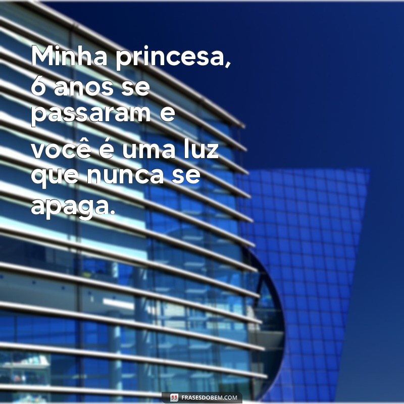 Celebrando 6 Anos da Minha Princesa: Memórias e Momentos Inesquecíveis 