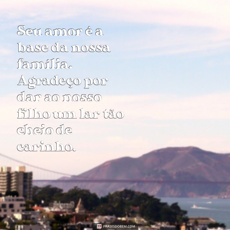 Mensagem Emocionante de Agradecimento à Esposa pelo Presente do Filho 