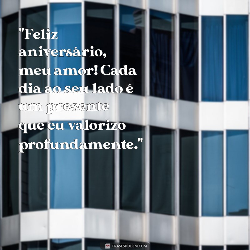 frases de feliz aniversário para amor 