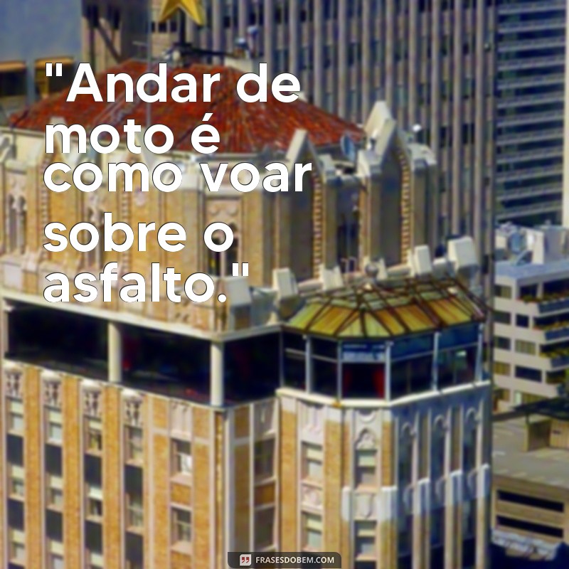 frases fotos de moto 