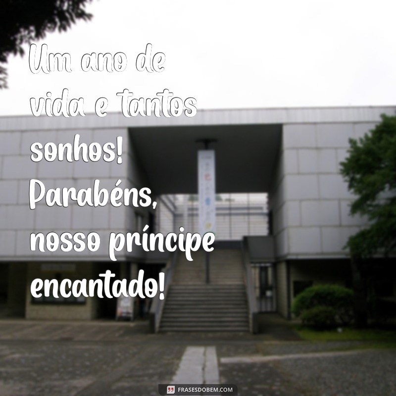 Celebre o 1º Aniversário do Seu Príncipe: Ideias e Mensagens para um Dia Especial 