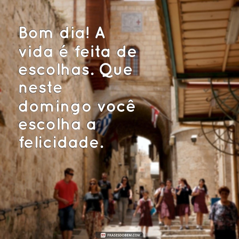 Frases Inspiradoras para um Bom Dia de Domingo: Reflexões que Transformam 