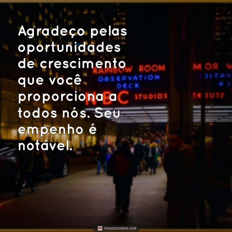 Como Escrever uma Mensagem de Agradecimento ao Diretor: Dicas e Exemplos 