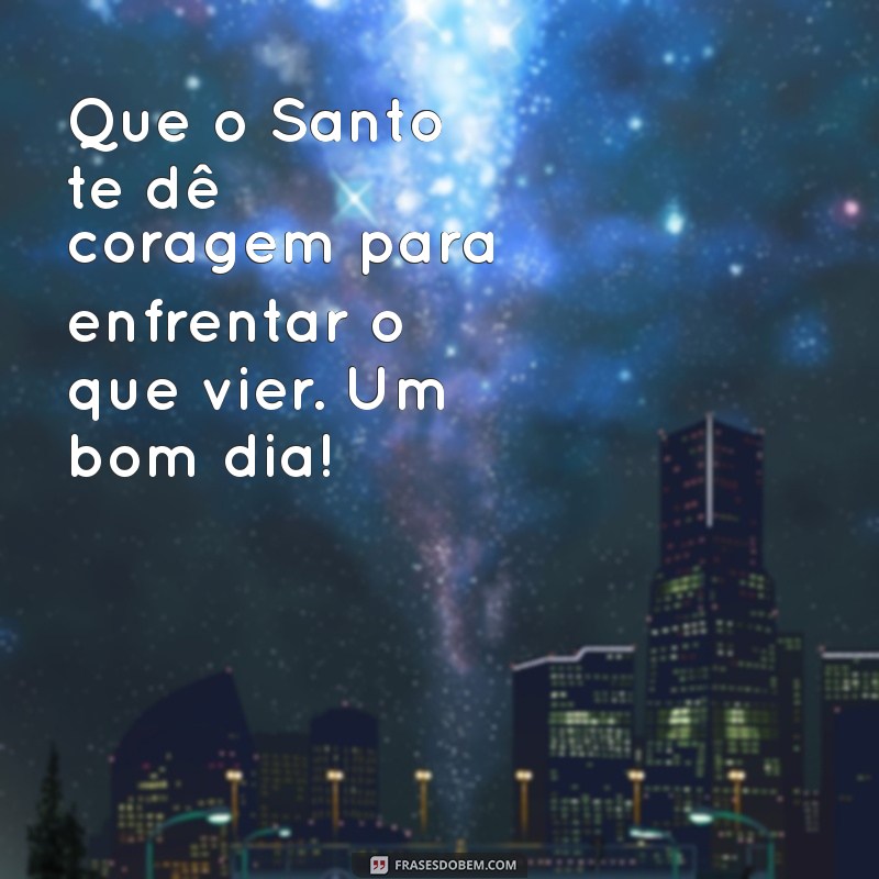 Mensagens de Bom Dia Inspiradoras com Imagens de Santos para Começar o Dia com Fé 