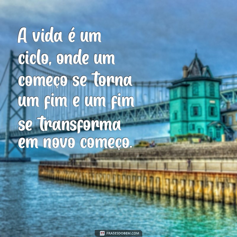 cobra comendo o próprio rabo A vida é um ciclo, onde um começo se torna um fim e um fim se transforma em novo começo.